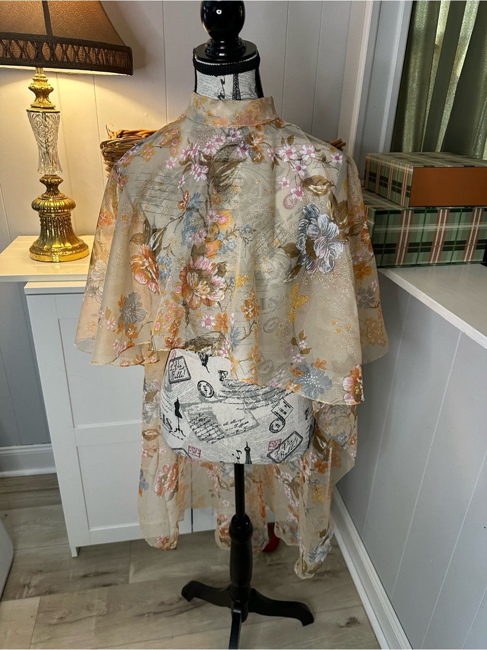 VTG Sheer Cape Poncho